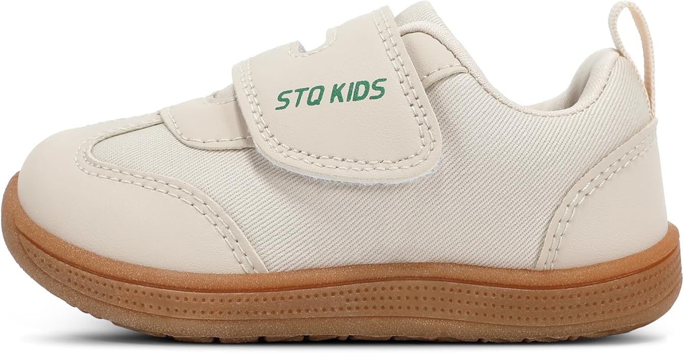 Wide Toe Box Toddler Shoes Zero Drop Boys Girls Barefoot Shoe Non-Slip Little Kids Sneakers for First Walking