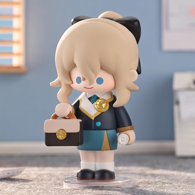 POP MART Genshin Impact Dress-Up Dreams Themed Chibi Series Figures, Genshin Impact Blind Box Figures, Random Design Action Figures Collectible Toys Home Decorations,Birthday Gifts, Single Box