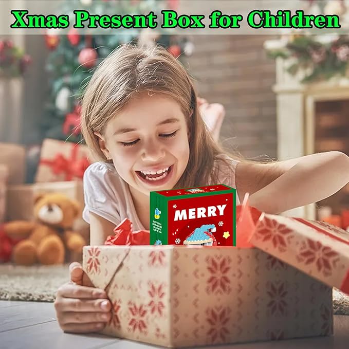 Christmas Building Blocks Compatible for Lego Christmas Snowman Micro Blocks Stacking New Toys Holiday Present Box New Year Gifts for Kids Ages 6+ Boys and Girls(Snowman)