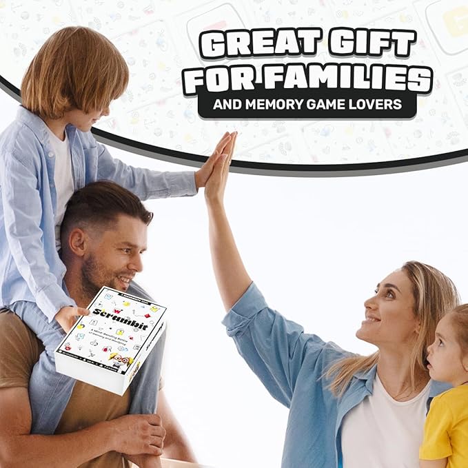 White Beetle Games Interactive Memory Game for Family Game Night, Travel Games for Kids 8-12 & Adults, Educational & Fun Matching Activity for The Family, Spelling & Word Play for Ages 8+