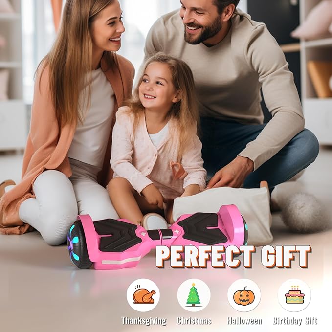 SIMATE Scooter, Bluetooth Speakers and LED Light-Up Wheels, APP Control, Dual 250W Motors, 8.5 mph Max Speed & 8.5 Miles Max Range, Gifts for Kids Adults Girls Boys