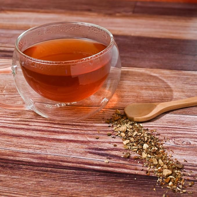 Organic Positively Tea Company, Ginger Snap Rooibos Tea, Loose Leaf, 16 Ounce