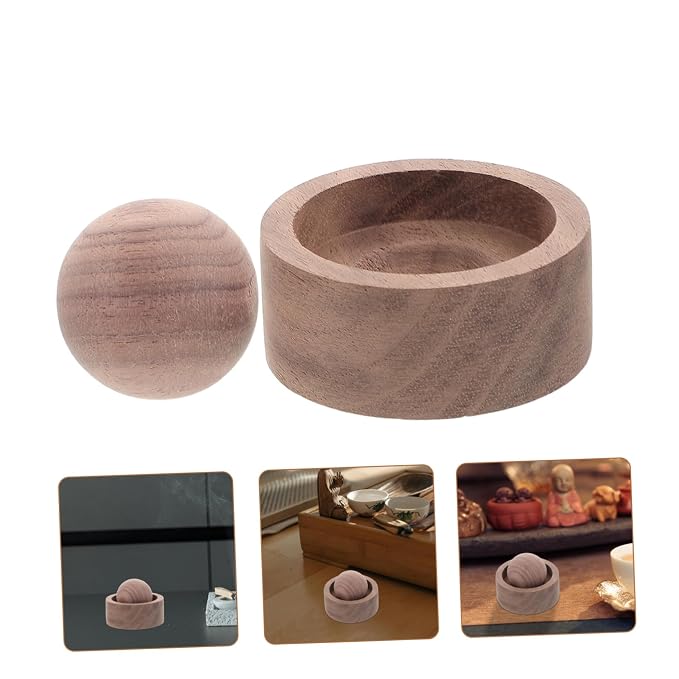 FRCOLOR Essential Oil Diffuser Indoor Fragrance Diffuser Portable Car Air Freshener Aromatherapy for Home Office Compact 1.96In Sphere
