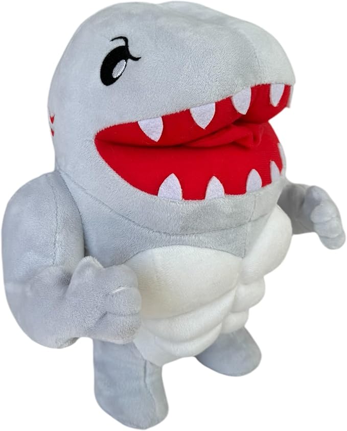 Sammy The Shark – 12" Deluxe Plush Stuffed Animal Toy for Kids - Soft & Cuddly Shark for Boys & Girls, Toddlers & Baby Nursery