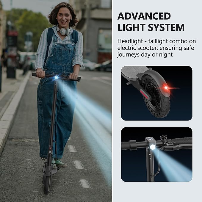 MAXSHOT Electric Scooter for Adults, 8.5/10/14" Tires, 19/22Mph, 350W/500W Motor, 21-28 Miles Range, Folding E-Scooter with Dual Suspension,APP(V1/SPRO/MAX/PRO/X1/X1PRO/PR)