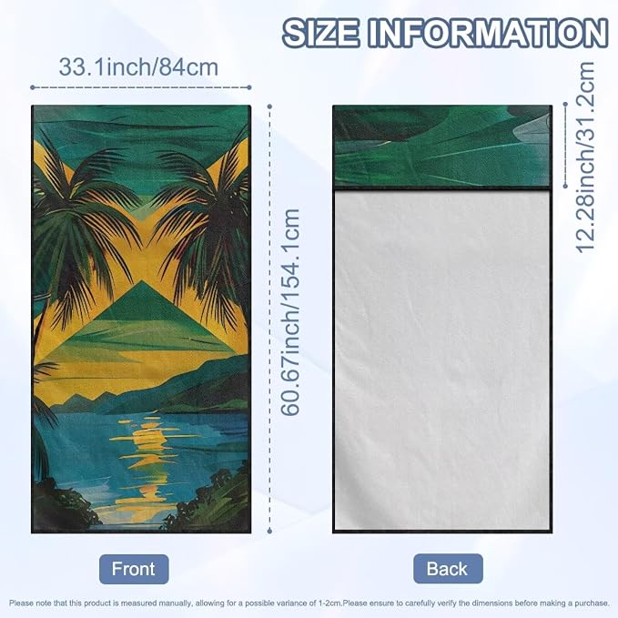 INSTANTARTS Jamaican Flag Island Car Seat Cover Protector Sweat Towel Multi-Functional Car Towel