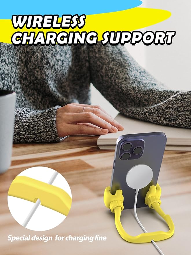 Gifts for Teens Girls Boys Valentines Kids Adults Cell Phone Stand: Upgrade Adjustable Thumbs Up Lazy Phone Holder for Desk Fun Birthday Gifts for Grandma Adults Husband from Wife Easter Gifts