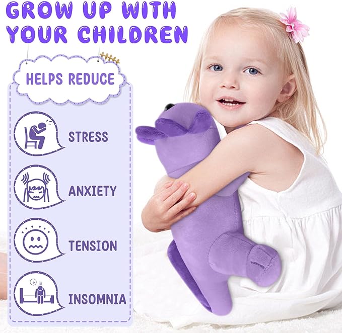 Axolotl Plush Toy, Soft Cute Stuffed Animal Axolotl Pillow Doll - Purple