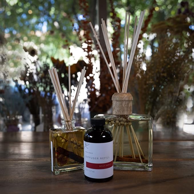 Rosy Rings Fragrance Diffuser Oil Refill 6oz - Aromatherapy, Scented Air Freshener Deodorizer Oil, Scented Refill for Home, Kitchen, Living Room, Decor Gifts Essential Oils