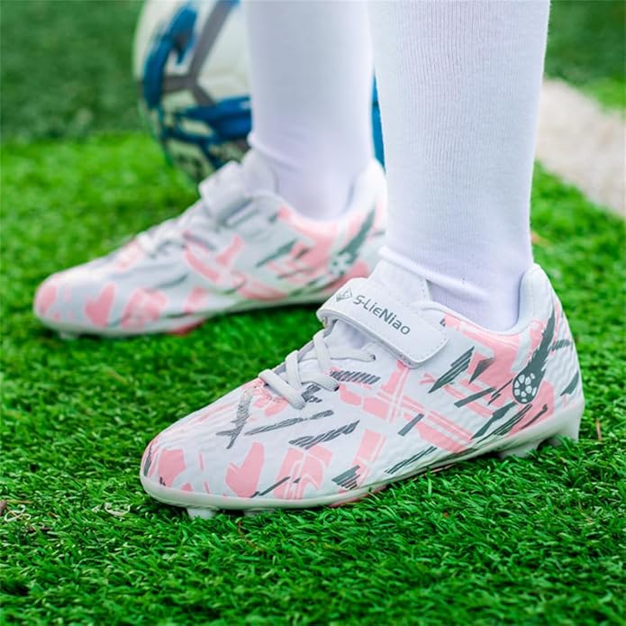 Kids Soccer Shoes Boys Football Cleats Professional Athletic Outdoor Trainning Football Shoes Youth Girl Turf Soccer Cleats