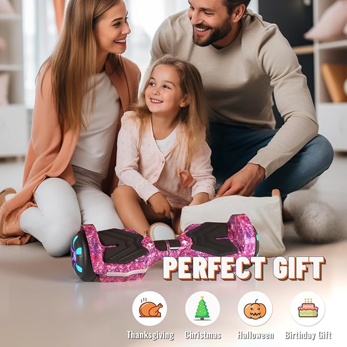 SIMATE Scooter, Bluetooth Speakers and LED Light-Up Wheels, APP Control, Dual 250W Motors, 8.5 mph Max Speed & 8.5 Miles Max Range, Gifts for Kids Adults Girls Boys