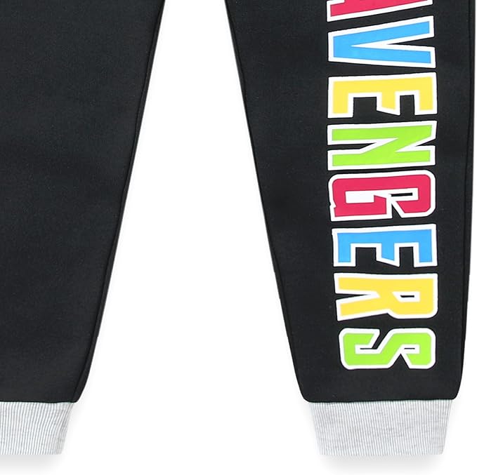 Marvel Avengers Captain America, Ironman, and Hulk Boys 2 Piece Sweatshirt and Pants Set for Toddlers and Big Kids
