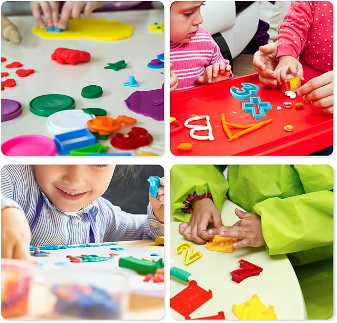 Numbers Dough Cutter Kit, Assorted Colors