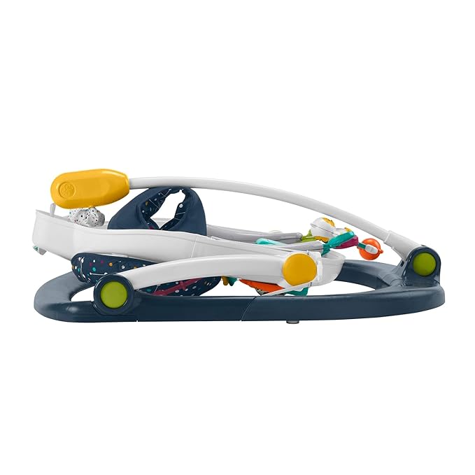 Fisher-Price Baby Jumperoo Baby Bouncer and Activity Center with Lights and Sounds, Astro Kitty SpaceSaver