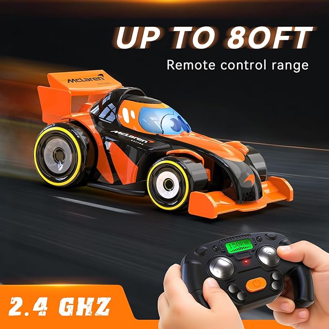 McLaren F1 Merch Remote Control Race Car Preschool Toy for Toddlers Boys and Girls Formula 1 Collectible for Fans Gift Idea for Birthdays