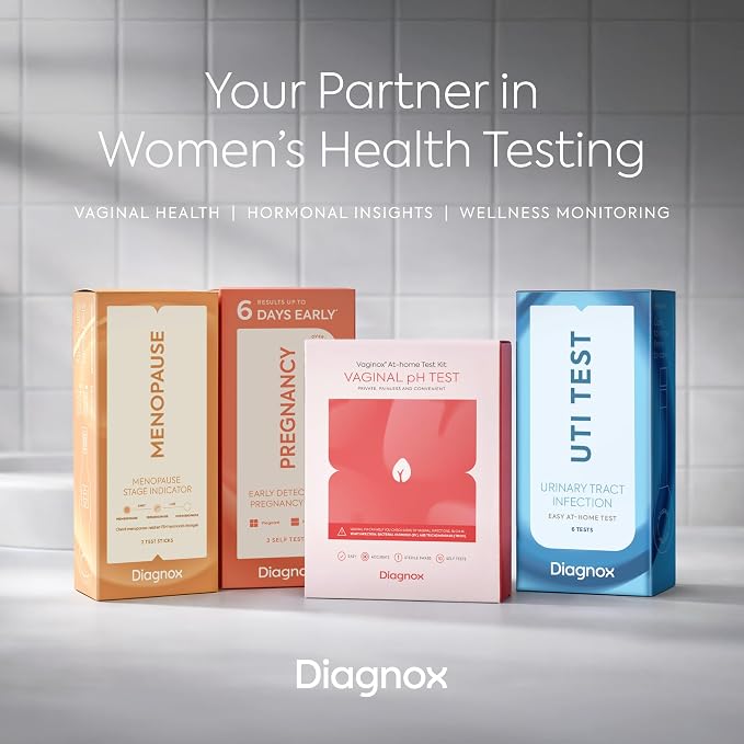 Vaginal pH Test Kit for Women - At Home BV & Yeast Infection Kit - 3 Tests | Individually Wrapped