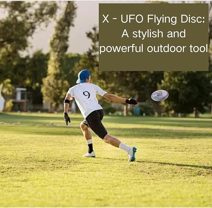 X-UFO Disc Golf Set - Disc Golf Starter Set, Includes 1 Putter, 1 Driver, and 1 midrange disc, Weighing 170-178 Grams. Suitable for Beginners and Professional disc Golf tournaments