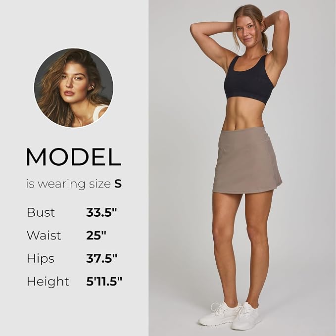 Spyder Skorts for Women - Built-in Shorts, Skirt for Golf Tennis Pickleball | Stretch fabric; true to size; inner shorts liner; lightweight; breathable; ideal for gym, running, yoga, hiking, work outs