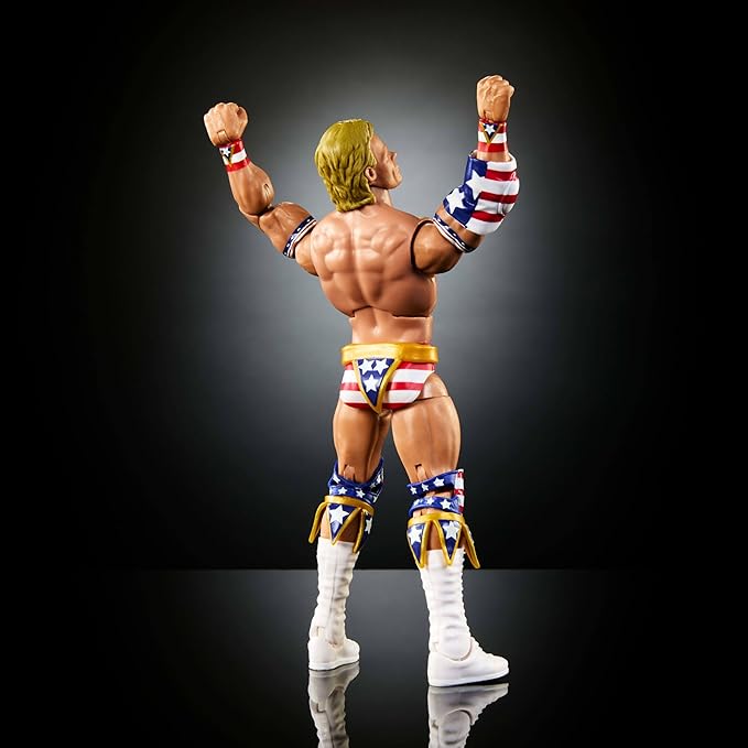 Mattel WWE Elite Collection Action Figure, SummerSlam Lex Luger Collectible with Accessory & Referee Build-A-Figure Parts