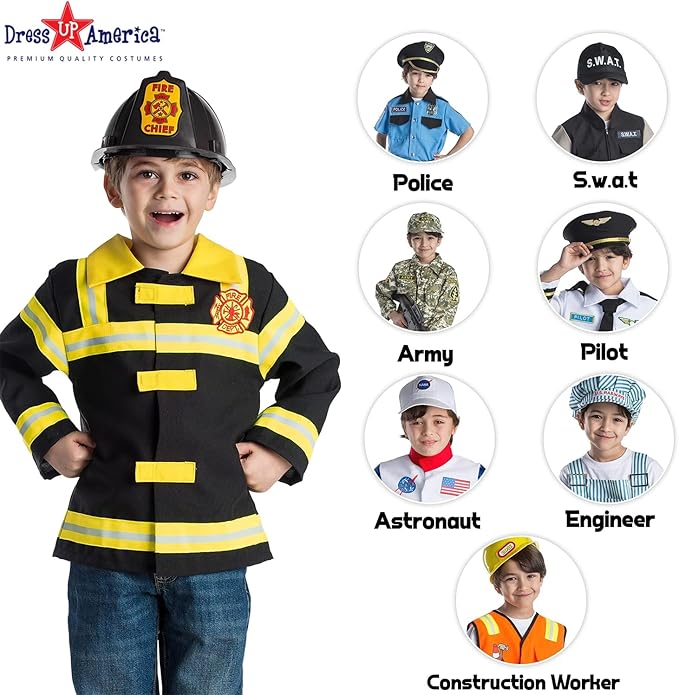 Dress Up America Dress-Up Costumes - Kids Pretend Play Sets - Role-Play Costume Clothes for Toddlers