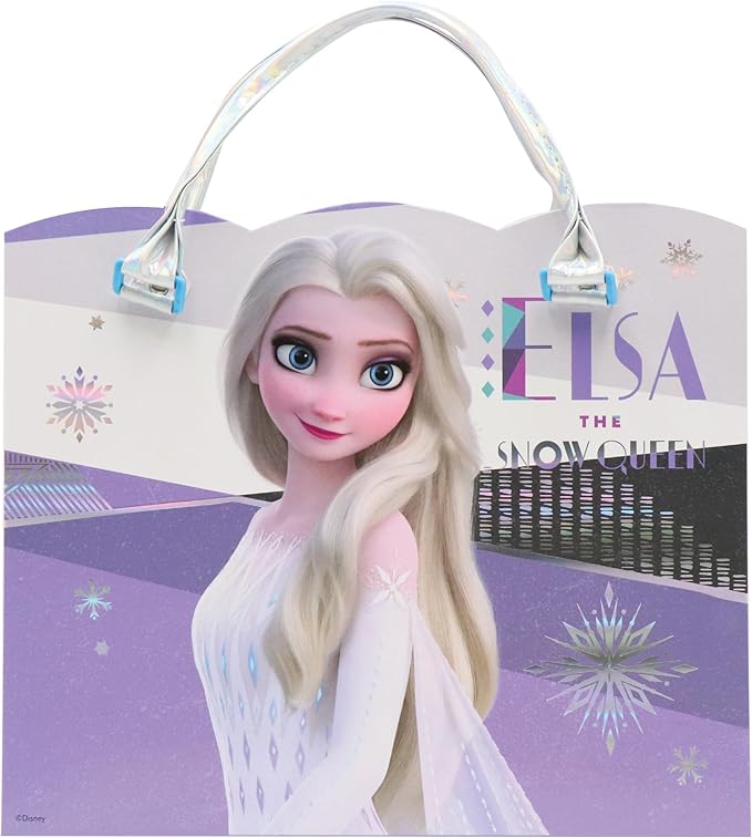 Disney Frozen Activity Tote – Ultimate Princess Adventure Bag with Coloring Books, Stickers, Crayons & Games – Travel-Friendly Art Set for Girls Ages 3+ – Great Gift for Creative Play