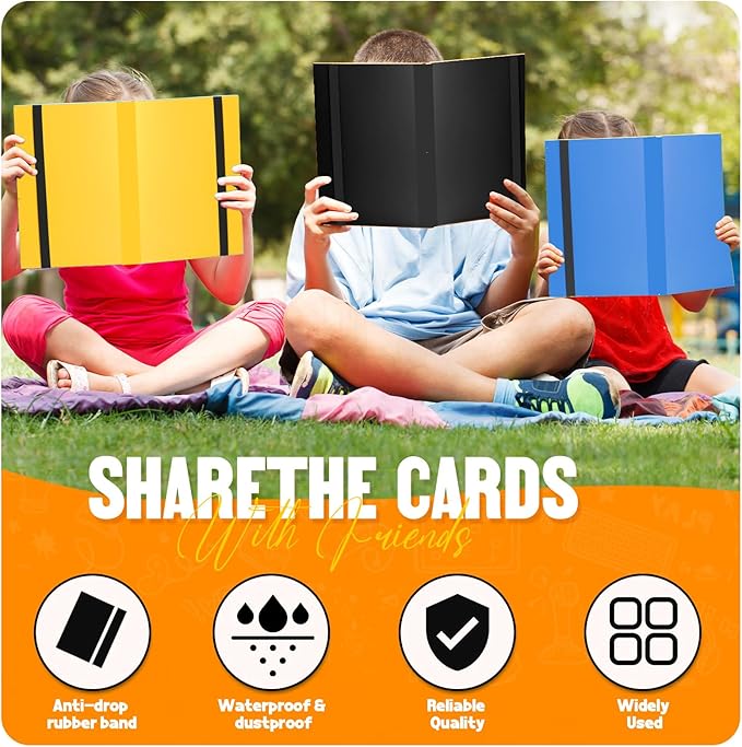 Card Binder 9-Pockets, Trading Card Binder, 20 Pages, 360 Card Capacity Collection Binder, Card Folder for MTG, TCG, Game Cards & Sports Cards๏ผBlack๏ผ