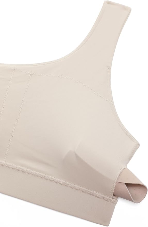 CRZ YOGA Butterluxe One Shoulder Sports Bras for Women - Sleeveless One Strap Low Impact Asymmetrical Workout Yoga Tops