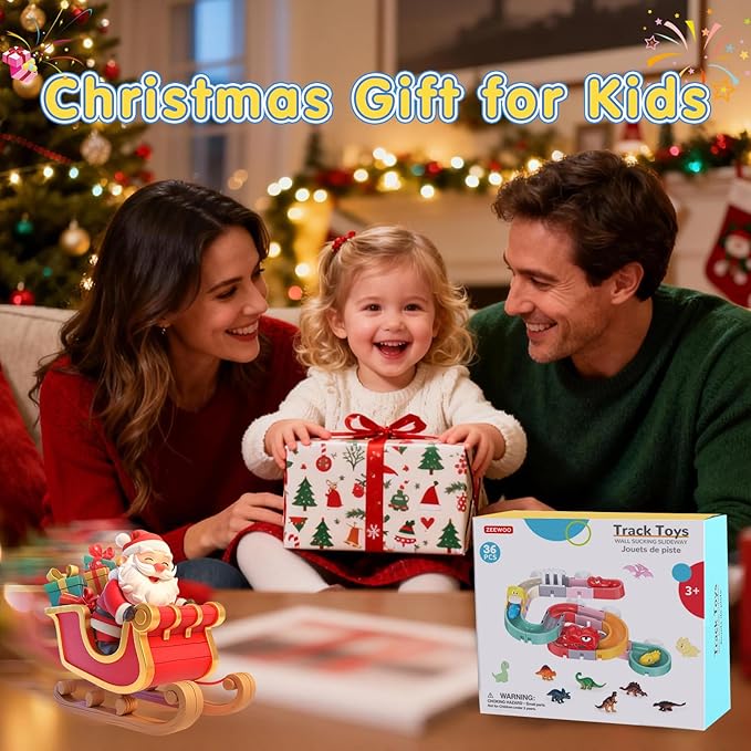 Kids Bath Toys for Kids Ages 4-8 3-5, Bathtub Shower Toys DIY Slides Tracks Mold Free Toddler Bath Toys with Car Bath Toys, Wall Track Building Set, Fun DIY Kit Birthday Gift 2 3 4 5 Boys Girls