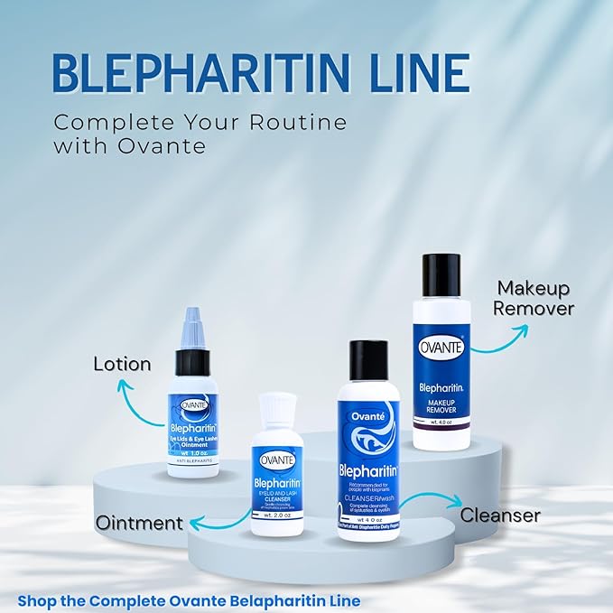 Blepharitin - Blepharitis Serum for EyeLids and Eyelashes Prone to Blepharitis, Ocular Rosacea, Demodex 1 OZ