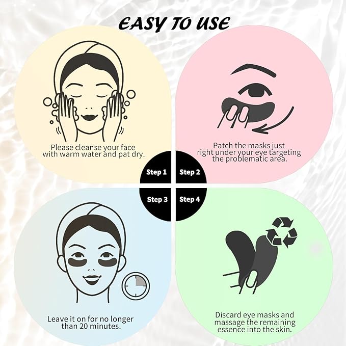 Maskiss Under Eye Patches Variety Pack (8 Pairs), Mothers Day Gifts for Mom, Eye Masks for Dark Circles Puffy Eyes With 8 Colors (1 Pairs/Color), Vegan Skin Care Gifts for Women