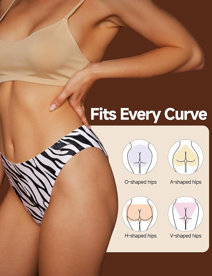 Seamless Thongs for Women G-string Thong No Line Workout Cotton Panty Liners Underwear Undies Fashion Clothing