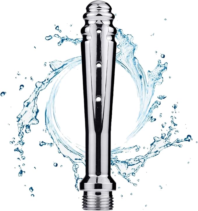 Metal Shower Douche for Enema Rinse, Enemator Cleaning Shower Both for Men and Women-Handheld Shower Bidet for Pregnant Women 59-inch Shower Hose(Large)