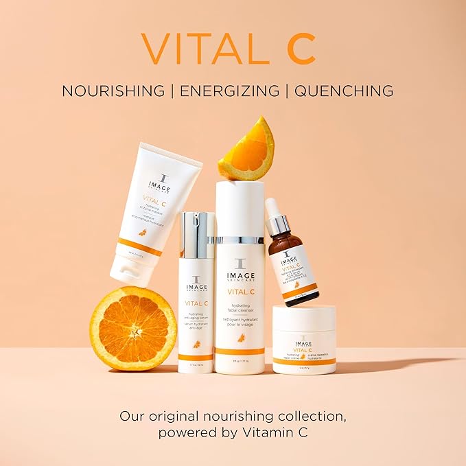 IMAGE Skincare,VITAL C Hydrating Facial Cleanser,Gentle Face Wash with Vitamin C,E and A,6 fl oz,(Pack of 2)