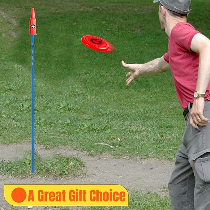 Juegoal Outdoor Flying Disc Game Set, Yard Games Set, Outside Fun Disc Toss Game for Beach Lawn Backyard Park Camping