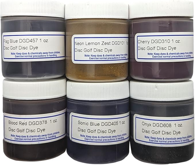 Pro Chemical Disc Golf Dye | Flag Blue | Create Beautiful Disc Dyes | 1oz Containers | Tie Dye Powder (Flag Blue DGD457)