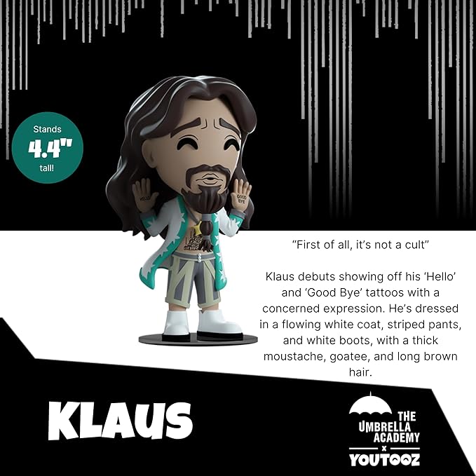 Youtooz Umbrella Academy Klaus Inch, Klaus Vinyl Figure,