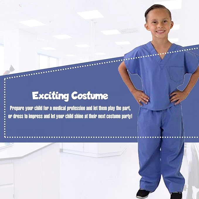M&M SCRUBS Super Soft Children Scrub Set Kids Dress up