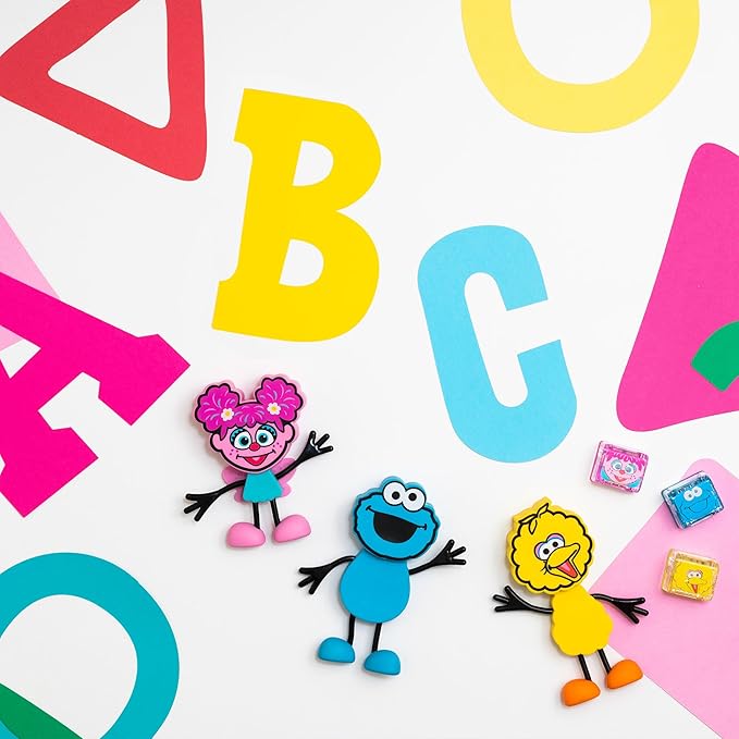 Glo Pals x Sesame Street Water-Activated Light-Up Cubes for Sensory Play (Abby Cadabby - Cubes Only) - Valentine Day Gift
