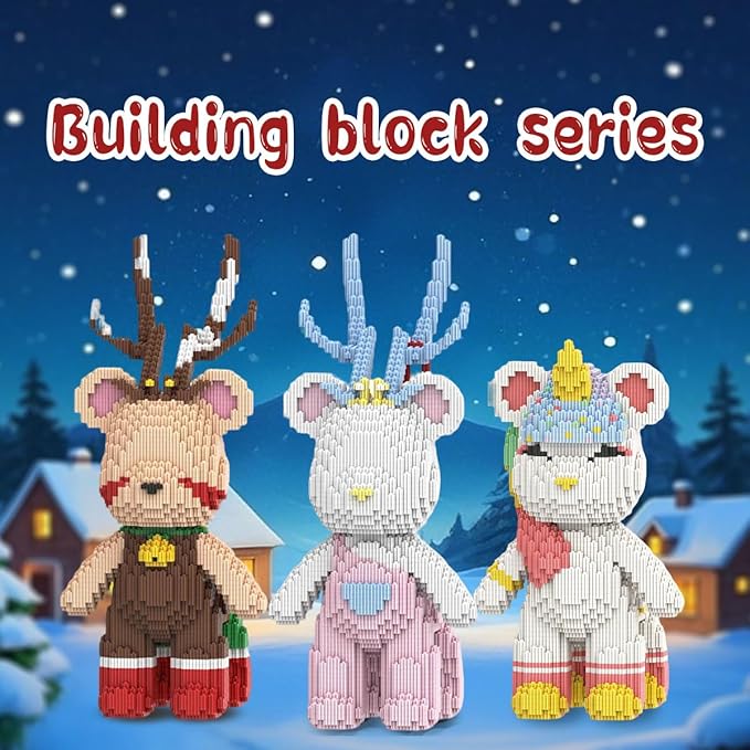 DAHONPA Animal Unicorn Micro Building Blocks Set (5100 Pieces) Gift for Adults and Kids