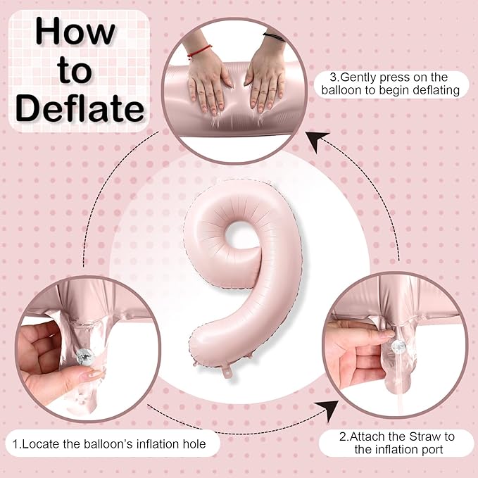 Foil 19 Balloon, Dusty Light Blush Pink Big Number 19 Balloons for Girl Birthday Party Decor, 40'' Mylar Helium Number 19 Pastel Baby Pink Balloon for Women 19th Birthday Party Anniversary Decorations