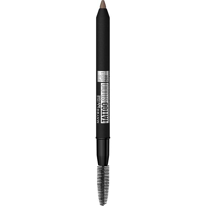 Maybelline TattooStudio Waterproof Eyebrow Pencil, Sharpenable, Longwear, Long Lasting, Pigmented Eyebrow Pencil for Defined Brows, Blonde, 1 Count
