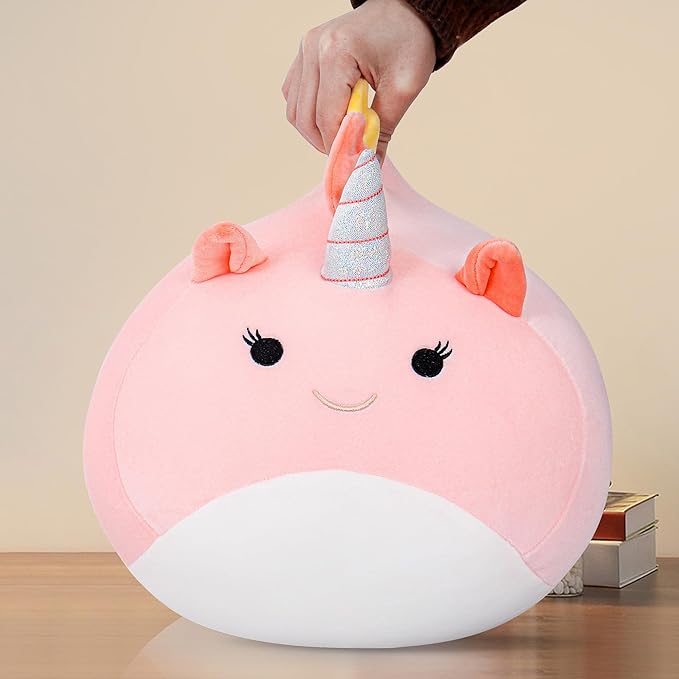 Wepop 20in Unicorn Stuffed Animal, Giant Unicorn Plush, Cuddle Stuffed Plushies Pillows Gifts for Kids Adults Boys and Girls