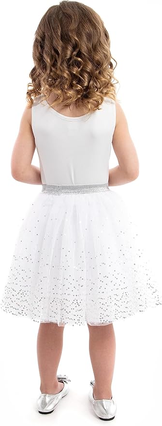 Little Adventures Shimmer Tutu Costume Dress Up - Machine Washable Girl Pretend Play and Party Outfit for Ages 3-8