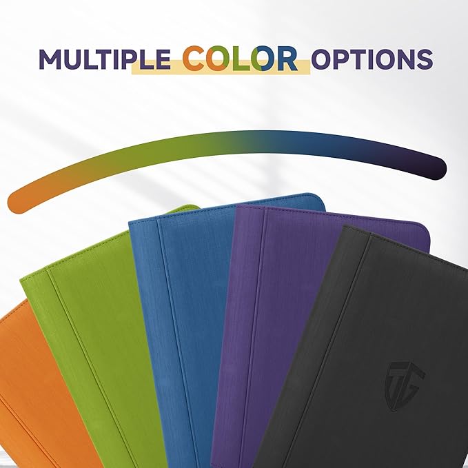 Toploader Binder,Holds 112 Toploaders, 4 Pocket Top Loader Binders for 3" x 4" Rigid Card Holders for Trading Cards or Sports Cards Binders (Purple)