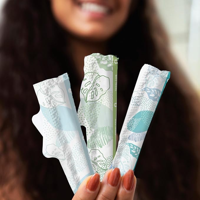 L. Cotton Tampons Regular/Super Absorbency Multipack, Free from Chlorine Bleaching, Pesticides, Fragrances, or Dyes, 42 Count x 2 Packs (84 Count Total)