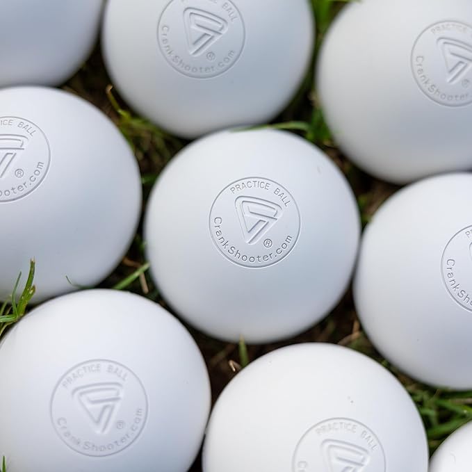 CRANKSHOOTER Lacrosse Practice Balls, Qty 120 (1 Case, 10 Dozen) These are NOT Game Balls