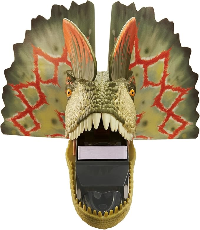 Mattel Games UNO Attack Jurassic World Domination Card Game for Kids & Family Night with Dinosaur Card Launcher, Lights & Sounds (Amazon Exclusive)