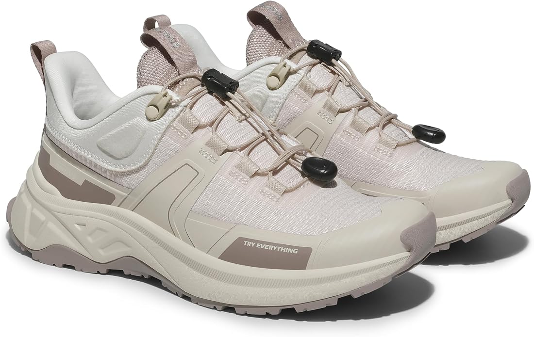NORTIV 8 Women's Lightweight Hiking Shoes Quick Lace | Outdoor Fashion Sneakers For Hiking Walking Travel And Daily Wear With Quick Lace Design Lightweight Comfort Gladiator