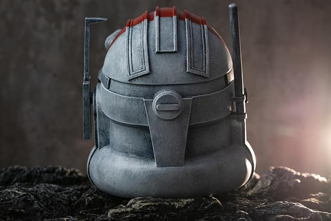 Evere SW Clone Arc Commander Helmet Cosplay Deluxe Halloween Collectible Prop