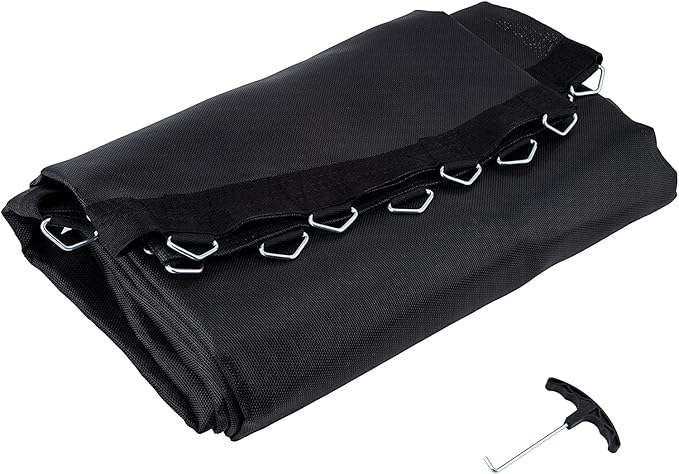 Cliselda Trampoline Replacement Mat, Fits 12 ft 14 ft 15 ftRound Trampoline Frame with 72/88/96 V-Rings and Spring Tool, Fits 5.5-7" Springs, Jumping Mat (Excluding Frame and Spring)